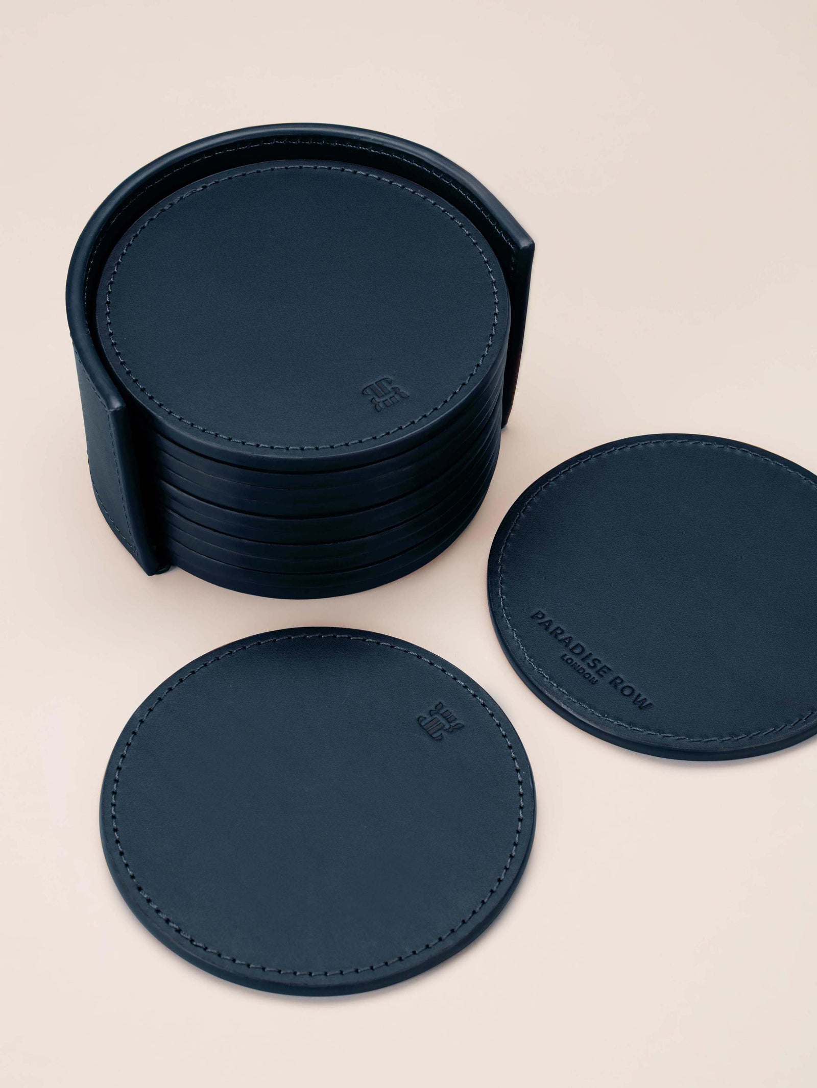 Leather Coaster Gift Set