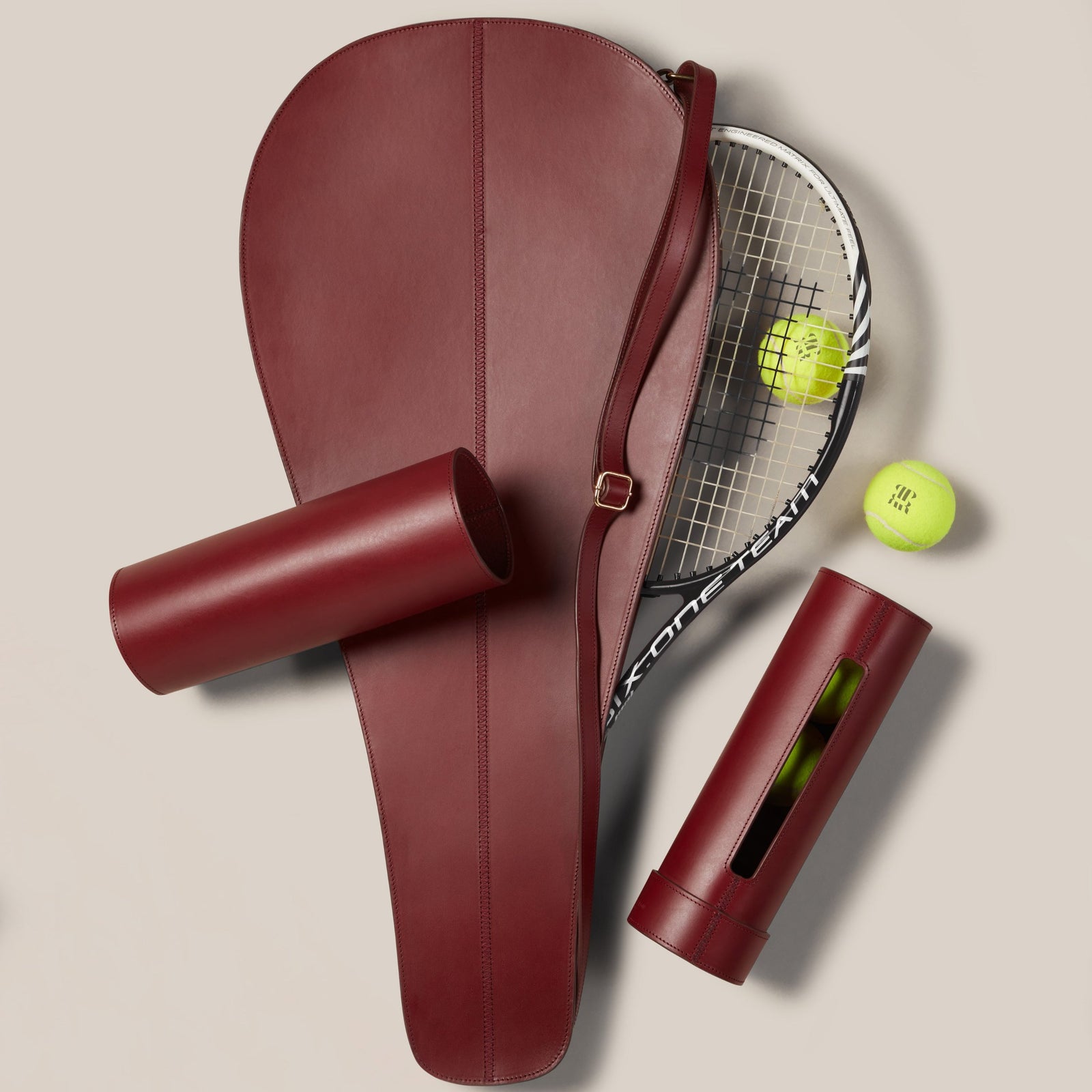 Leather Tennis Gift Set